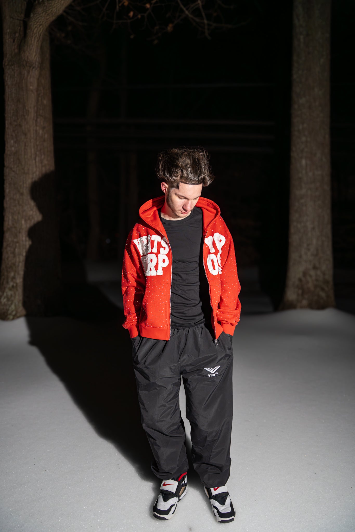 “What’s Your Purpose?” - Zip Up Hoodie (Red)