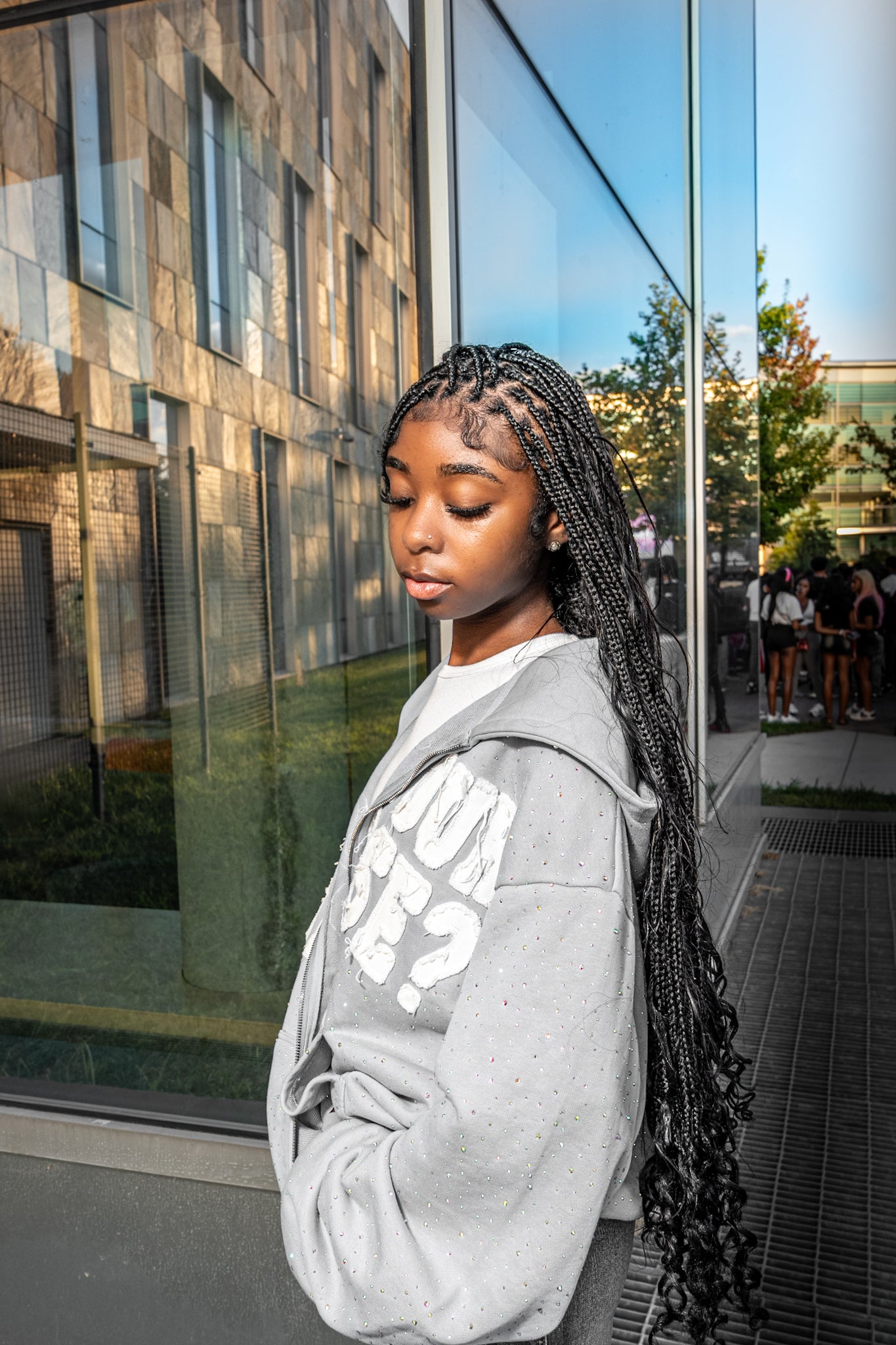 “What’s Your Purpose?” - Zip Up Hoodie (Gray)